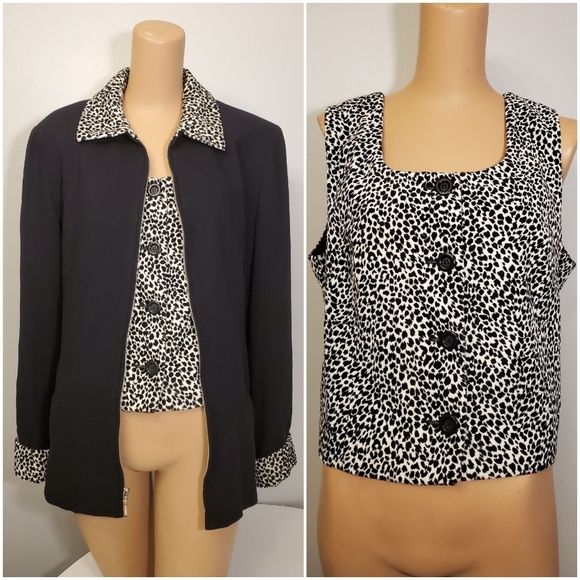 Express vailleur Jackets & Blazers - Vintage EXPRESS Tailleur Zip Up Jacket Set